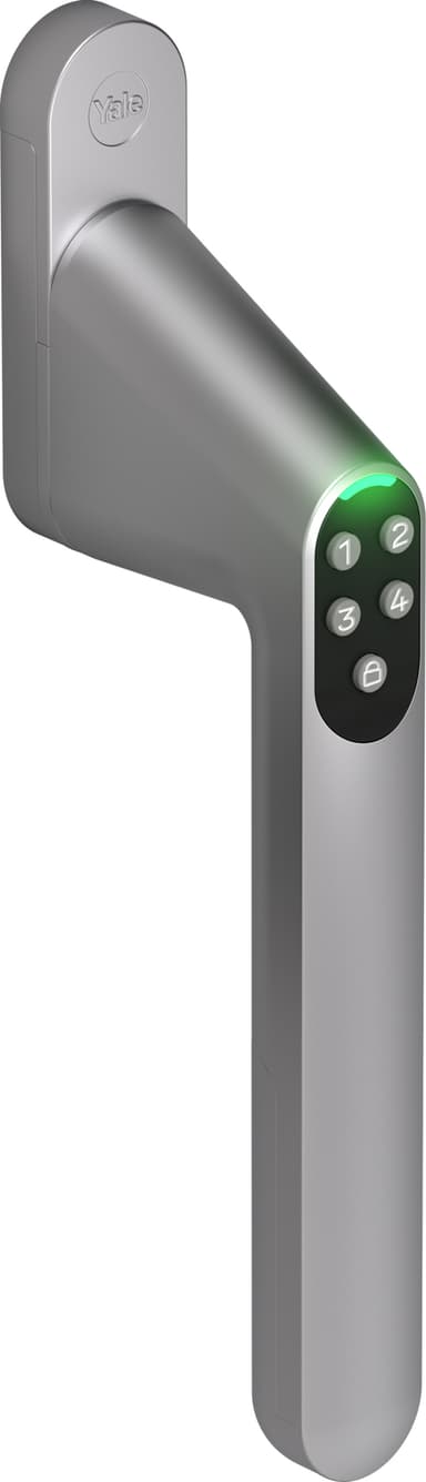 Yale Smart Code Handle rett dørlås (satin chrome)