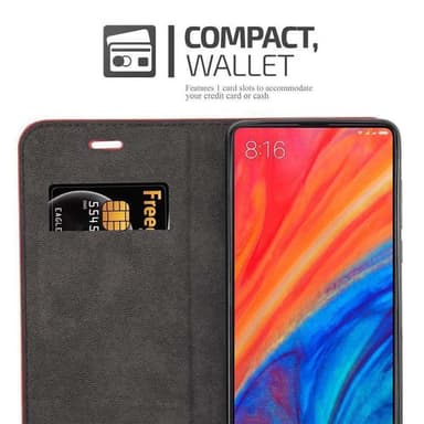 Xiaomi Mi MIX 2S lommebokdeksel case (rød)