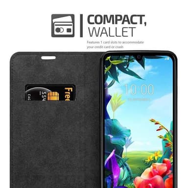 LG K40S lommebokdeksel case (svart)