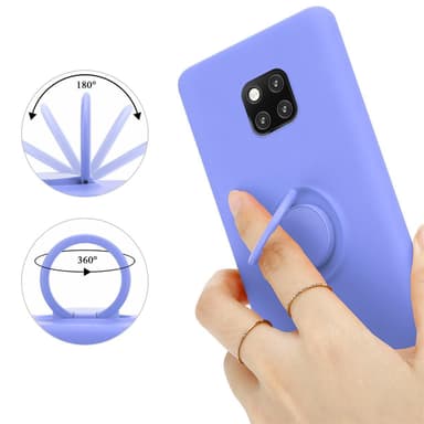Deksel Huawei MATE 20 PRO Ring Case (lilla)