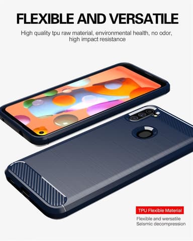 Deksel Samsung Galaxy A11 / M11 ultra slim (blå)