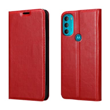 Motorola MOTO G71 5G lommebokdeksel case (rød)