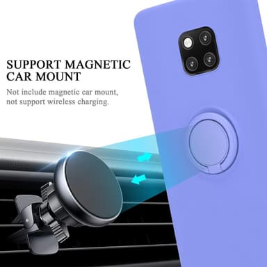 Deksel Huawei MATE 20 PRO Ring Case (lilla)