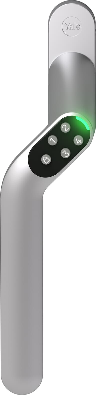 Yale Smart Code Handle venstre dørlås (satin chrome)