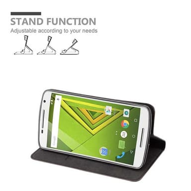 Motorola MOTO X PLAY lommebokdeksel case (brun)