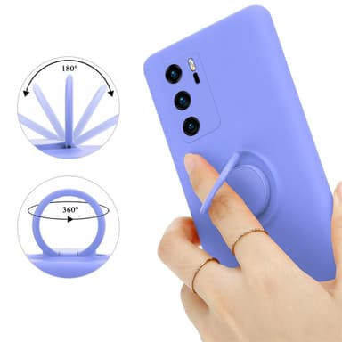 Deksel Huawei P40 Ring Case (lilla)