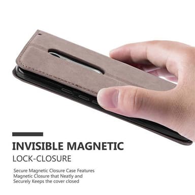 Motorola MOTO X PLAY lommebokdeksel case (brun)