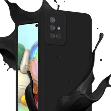 Samsung Galaxy A71 4G Deksel case (svart)
