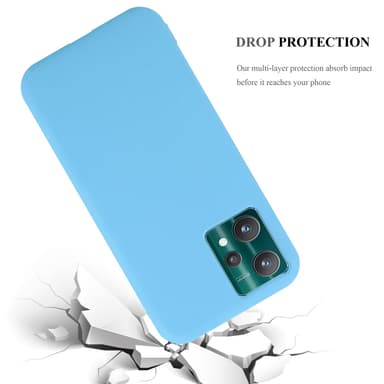 Deksel Realme 9 4G / 9 PRO+ Silikon cover (blå)