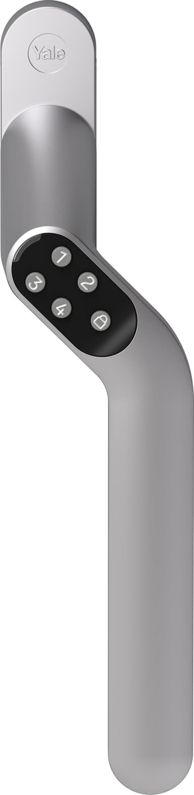Yale Smart Code Handle høyre dørlås (satin chrome)