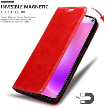 Xiaomi RedMi K30 / K30i 5G lommebokdeksel case (rød)