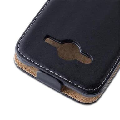 Samsung Galaxy CORE 2 Deksel Flip Case (svart)
