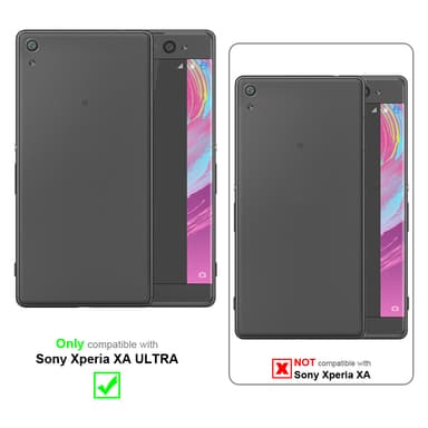 Sony Xperia XA ULTRA deksel flip cover (svart)