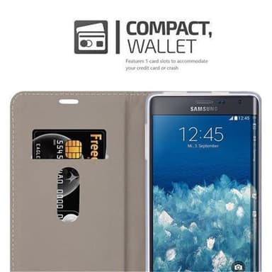 Samsung Galaxy NOTE EDGE lommebokdeksel etui (grå)