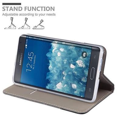 Samsung Galaxy NOTE EDGE lommebokdeksel etui (grå)