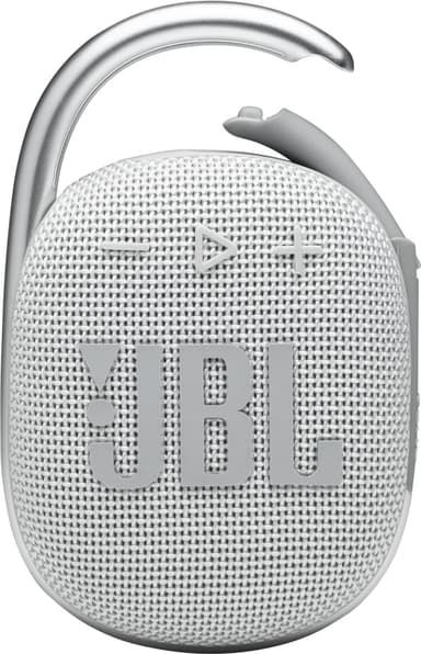 JBL Clip 4 trådløs høyttaler (hvit)