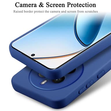Realme 12 Pro silikondeksel case (blå)