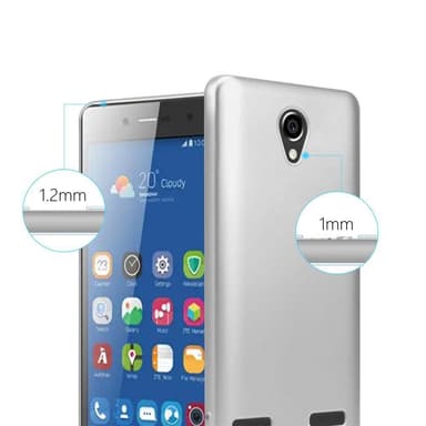 Deksel ZTE Blade L7 Case Cover (sølv)