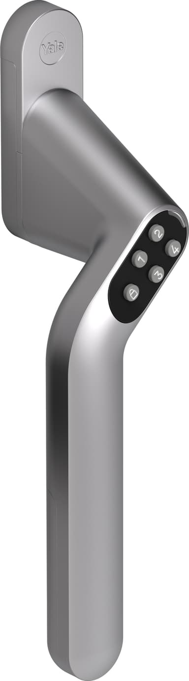 Yale Smart Code Handle venstre dørlås (satin chrome)