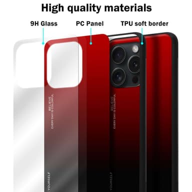 Deksel iPhone 15 PRO Case Cover (Svart)