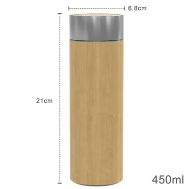 Termosflaske Termos Te Kaffekanne i bambus 350ml