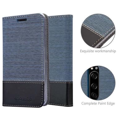 Sony Xperia 5 lommebokdeksel etui (blå)