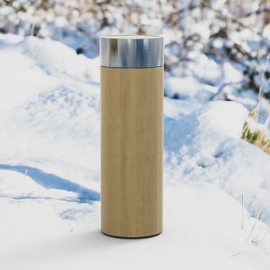 Termosflaske Termos Te Kaffekanne i bambus 350ml