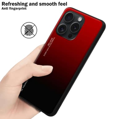 Deksel iPhone 15 PRO Case Cover (Svart)