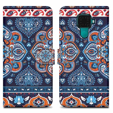 Huawei MATE 30 LITE lommebokdeksel etui (blå)