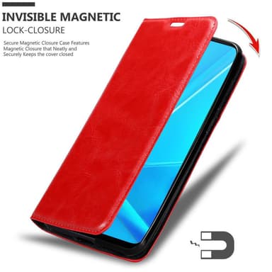 Oppo A92 lommebokdeksel case (rød)