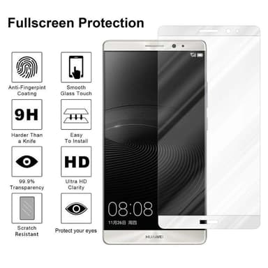 Huawei MATE 8 Skjermbeskytter Skärmskydd (hvit)