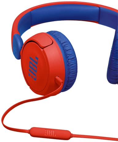 JBL Jr. 310 on-ear hodetelefoner (rød)