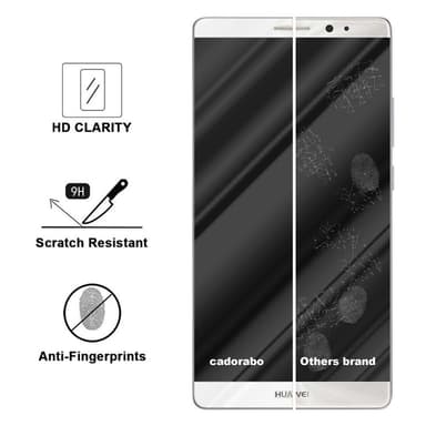 Huawei MATE 8 Skjermbeskytter Skärmskydd (hvit)