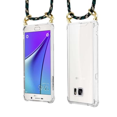 Samsung Galaxy NOTE 5 Deksel med Halskjede (brun)
