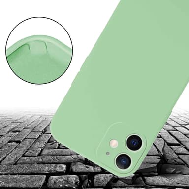 Deksel iPhone 12 MINI med Halskjede (grønn)