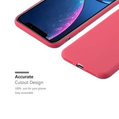 Deksel iPhone XR Silikon cover (rød)