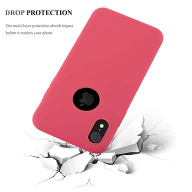 Deksel iPhone XR Silikon cover (rød)