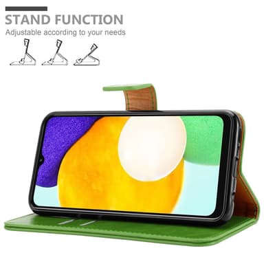 Samsung Galaxy A13 5G lommebokdeksel etui (grønn)