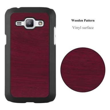 Samsung Galaxy J1 2015 Hardt Deksel Case (rød)