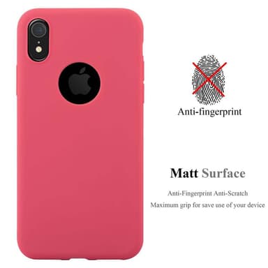 Deksel iPhone XR Silikon cover (rød)