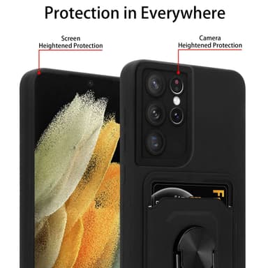 Samsung Galaxy S21 ULTRA Deksel case (Svart)