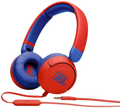 JBL Jr. 310 on-ear hodetelefoner (rød)