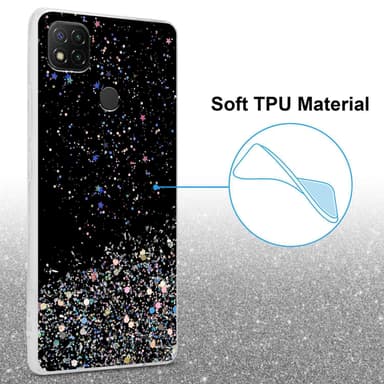 Xiaomi RedMi 9C / RedMi 10A Silikondeksel Glitter
