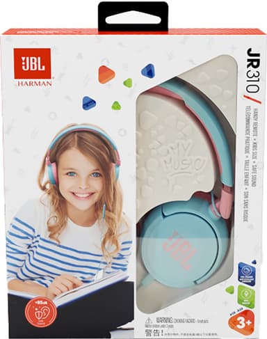 JBL Jr. 310 on-ear hodetelefoner (blå)