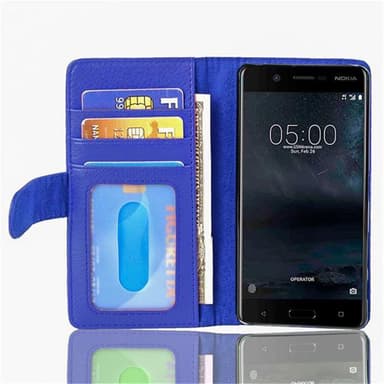 Nokia 5 2017 lommebokdeksel case (blå)