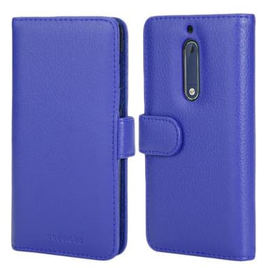Nokia 5 2017 lommebokdeksel case (blå)