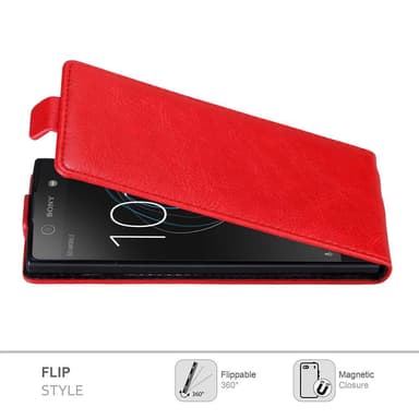 Sony Xperia XA1 deksel flip cover (rød)