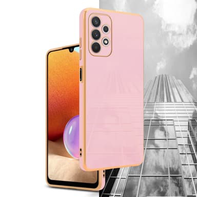 Samsung Galaxy A32 5G silikondeksel case (rosa)