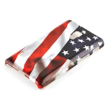 LG OPTIMUS L7 II Hardt Deksel Case (rød)