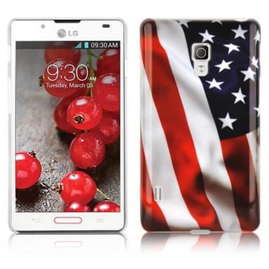 LG OPTIMUS L7 II Hardt Deksel Case (rød)